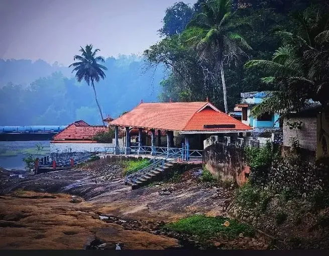 Beautiful view of Aruvikkara Bhagavathy Temple, Thiruvananthapuram 
