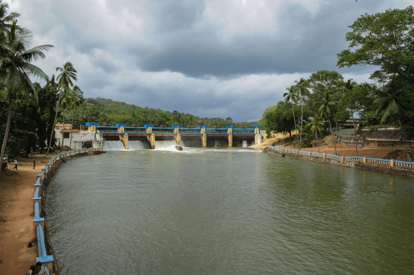 Beautiful view of  Aruvikkara Dam, Thiruvananthapuram 