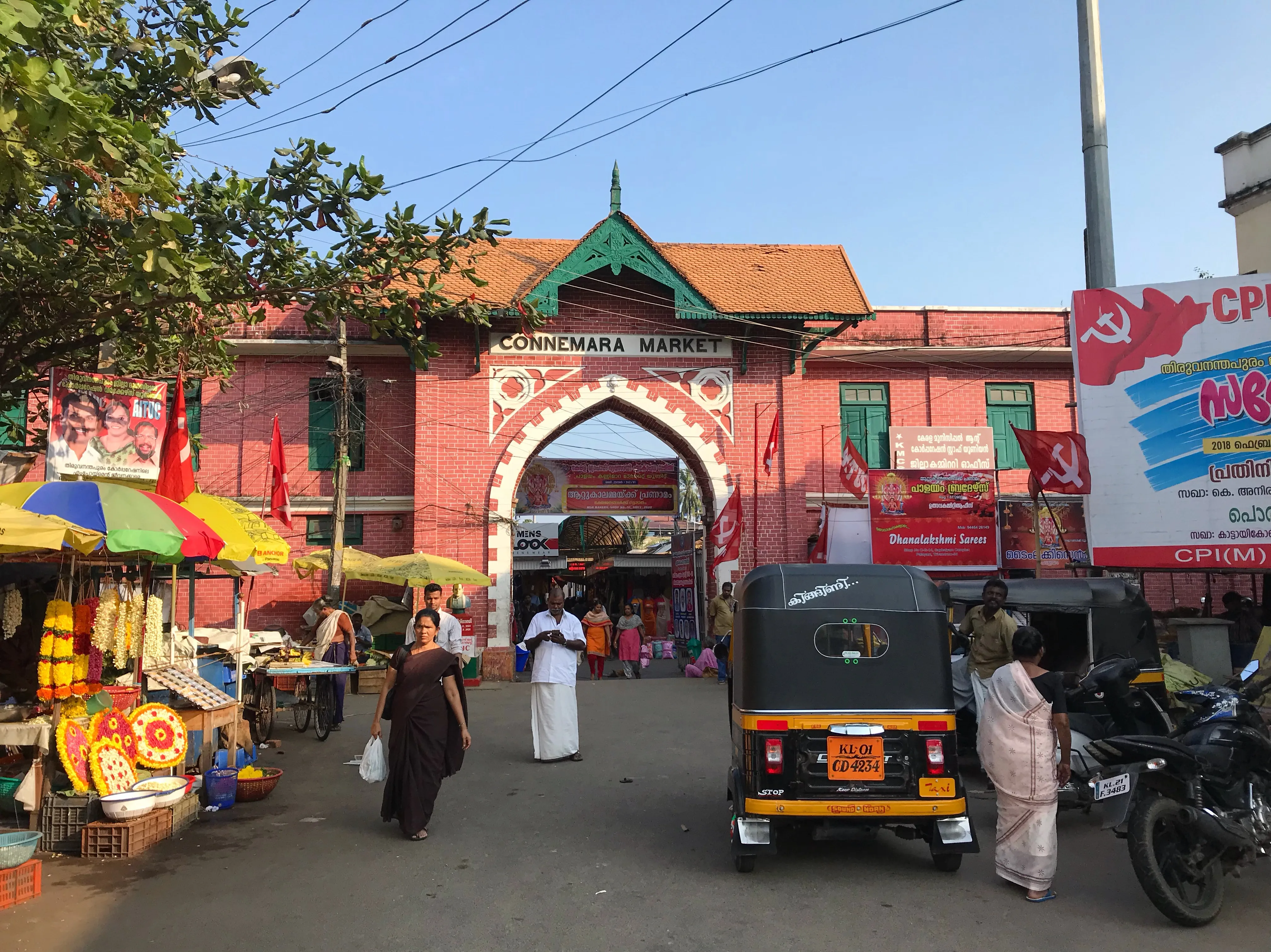 Beautiful view of Connemara Market, Thiruvananthapuram 