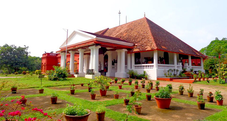 Beautiful view of Kanakakunnu Palace Thiruvananthapuram 