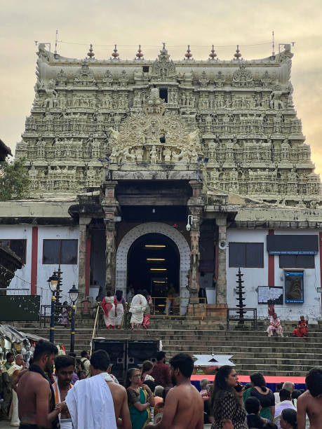 Beautiful view of Sree Padmanabhaswamy Temple Thiruvananthapuram 