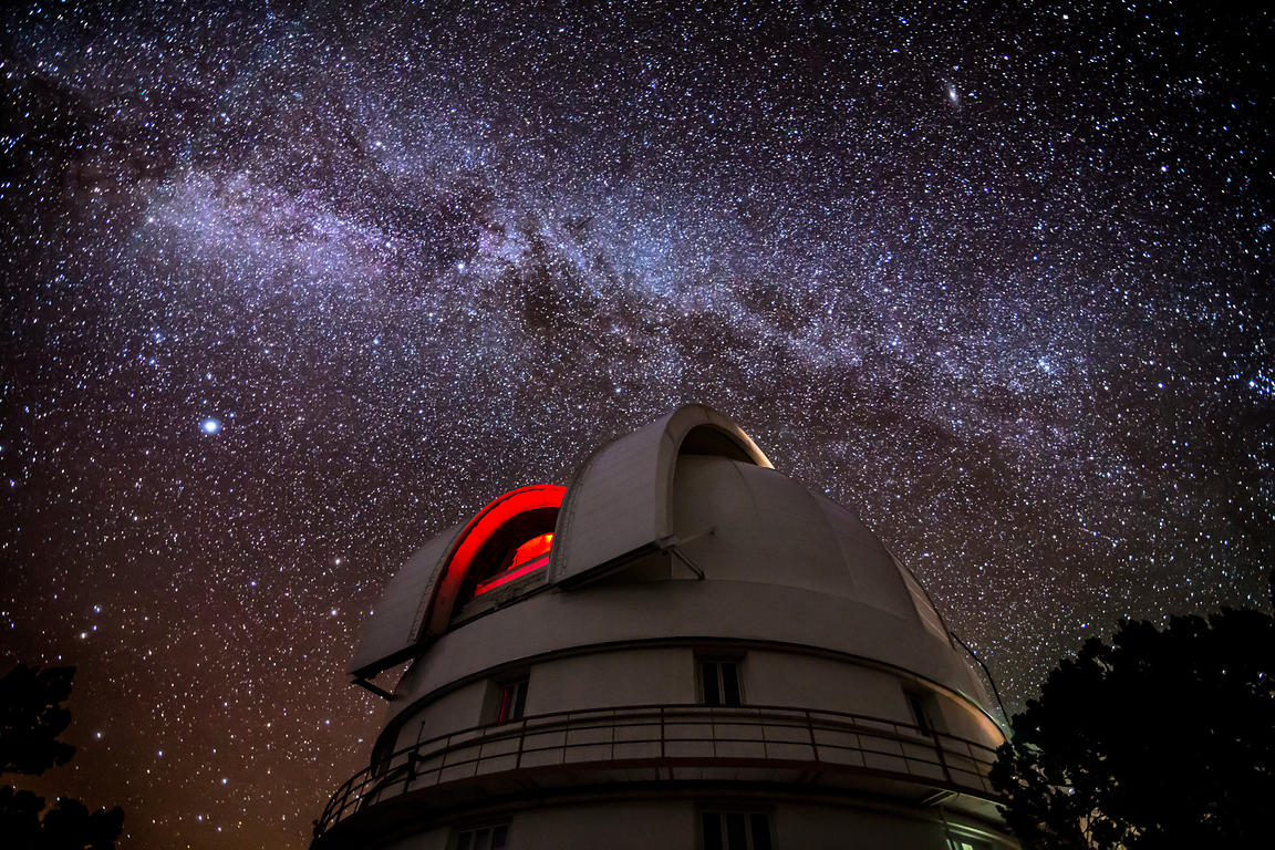 Beautiful view of University Observatory, Thiruvananthapuram 