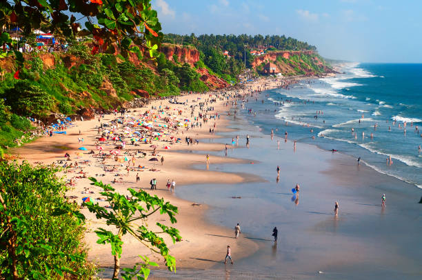 Varkala Beach is a picturesque tourist destination