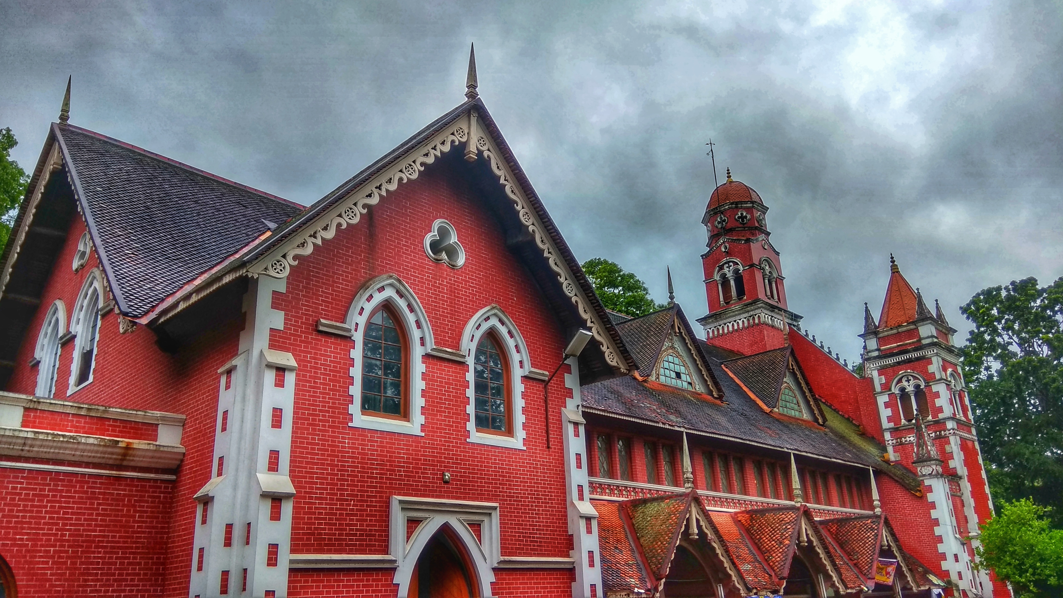 Beautiful view of VJT Hall and Museum, Thiruvananthapuram 